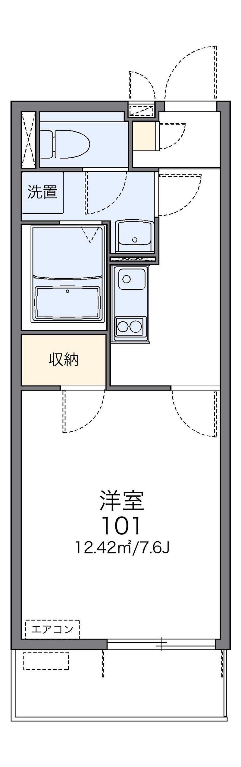 レオネクストドミールＡ 間取図