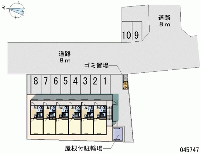 レオパレスコンフォート石山Ⅱ 月極駐車場