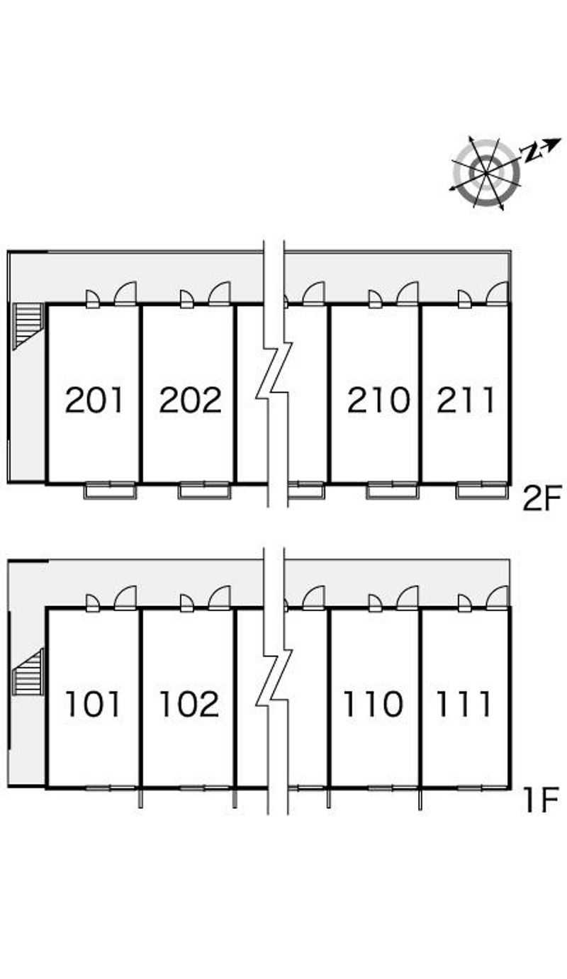 レオパレスエスペランサ 間取り配置図