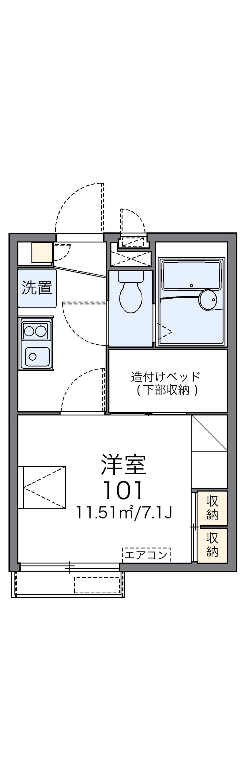 レオパレス西戸部 間取り