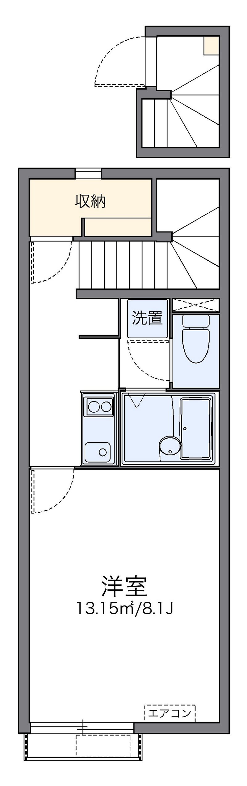レオネクストＥＡＳＴＬＥＡＦⅢ 間取図