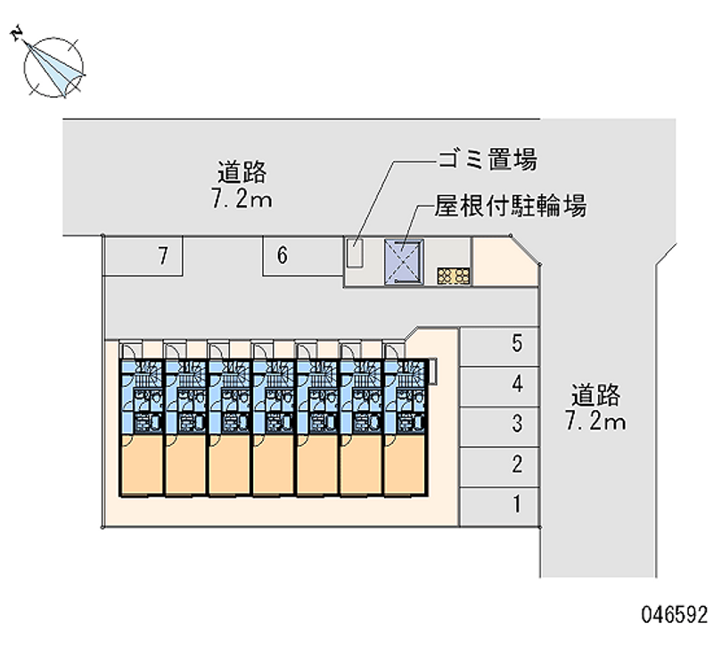 レオネクストブルーブランシェ 月極駐車場