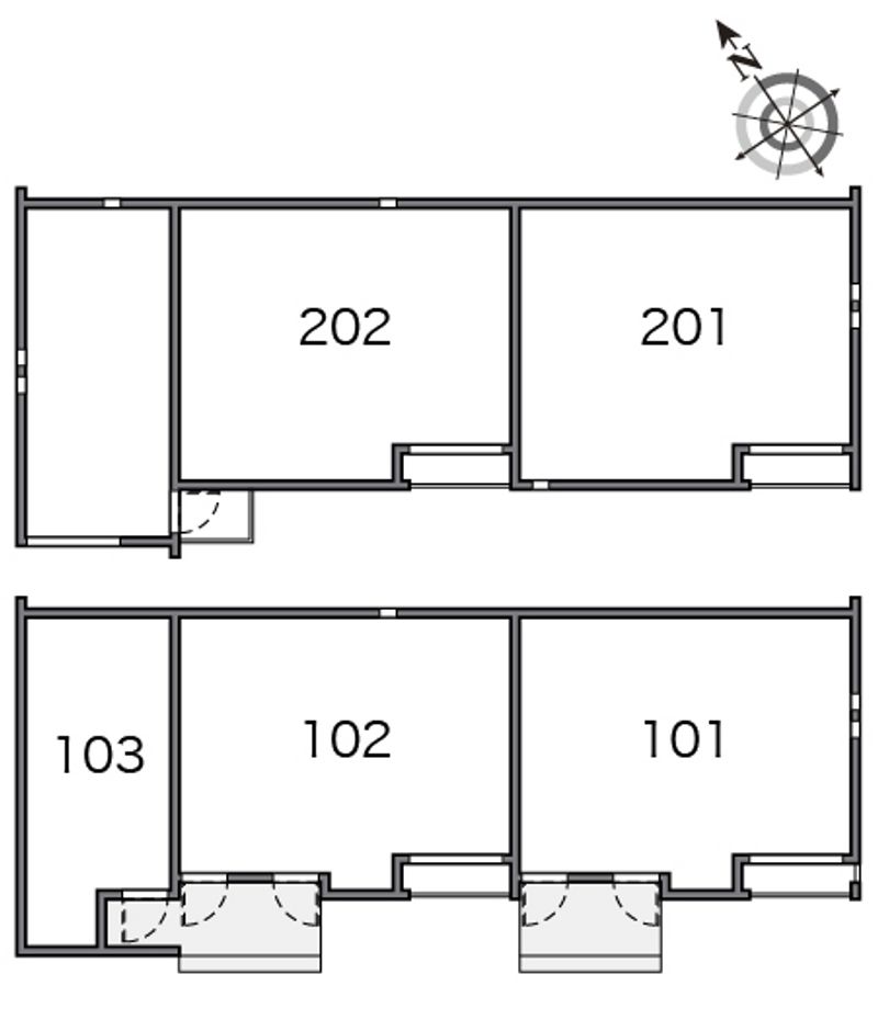 クレイノボー　ビラージュⅢ 間取り配置図