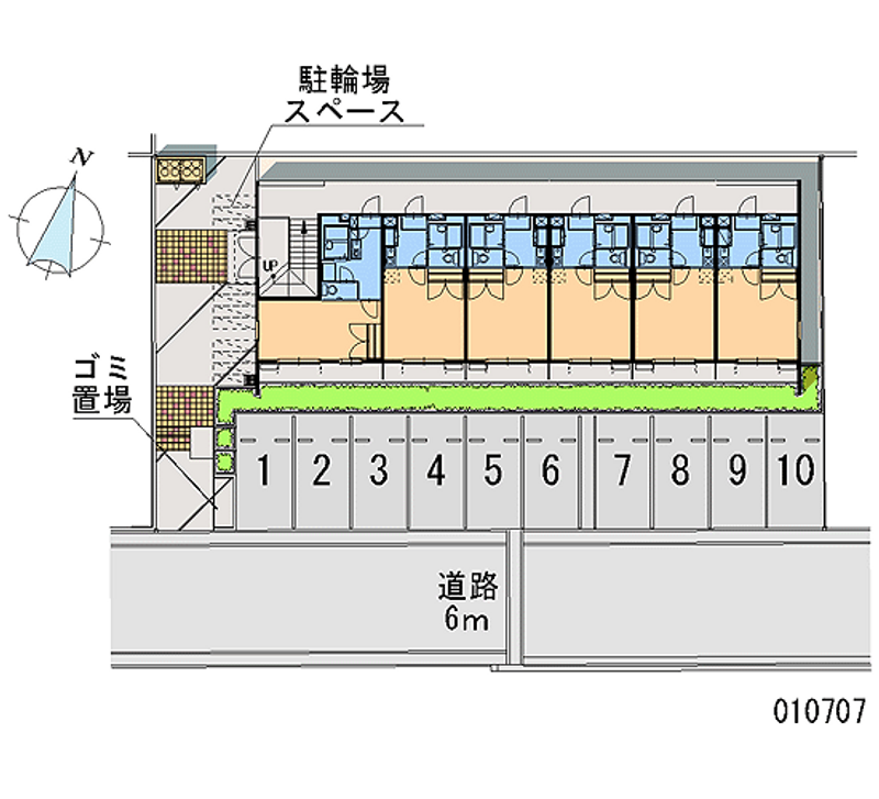 10707 bãi đậu xe hàng tháng