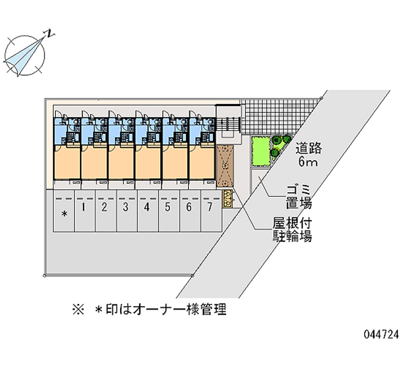 44724月租停车场