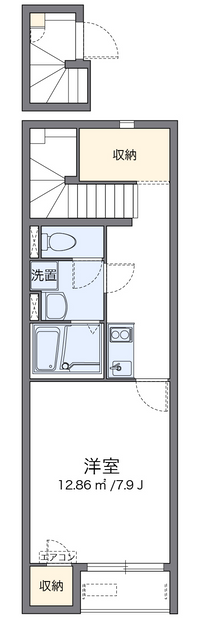 クレイノＯＤＡＩ　ＹＯＵ 間取り図