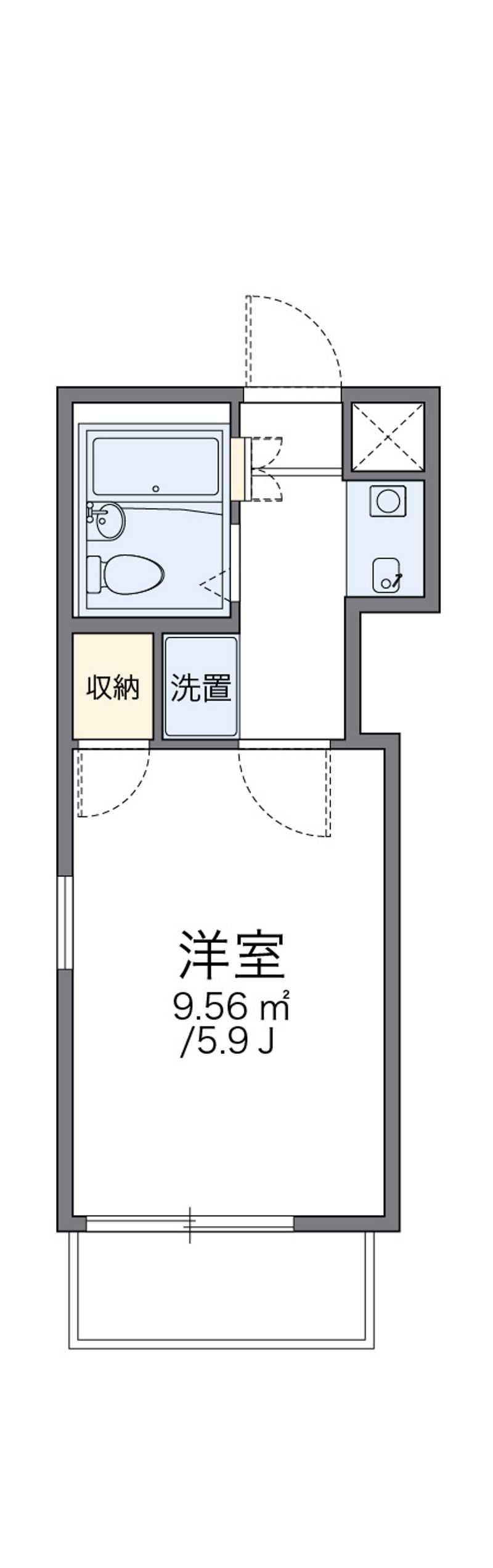 レオパレス緑町第２ 間取図