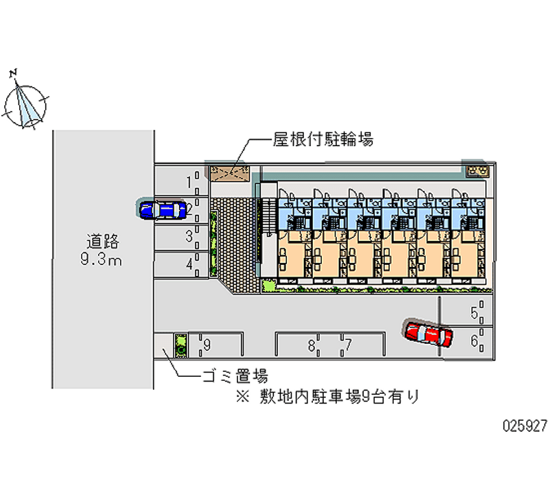 25927 Monthly parking lot