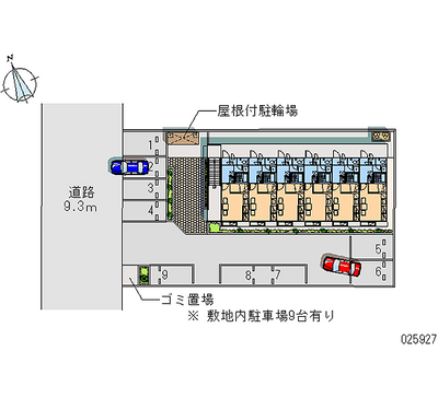 25927 Monthly parking lot