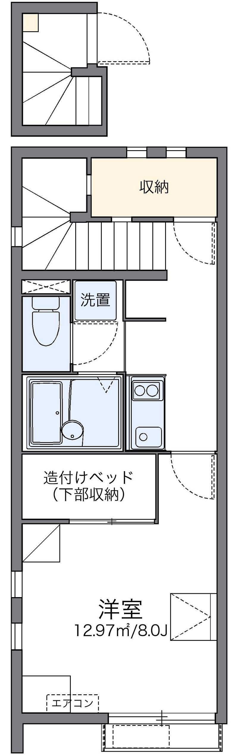レオネクストレプロットⅢ 間取図