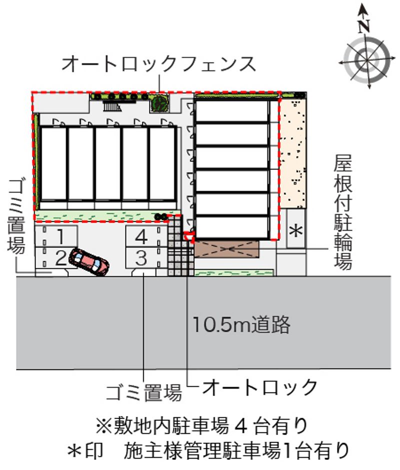 クレイノパレスアニマル２１ 配置図