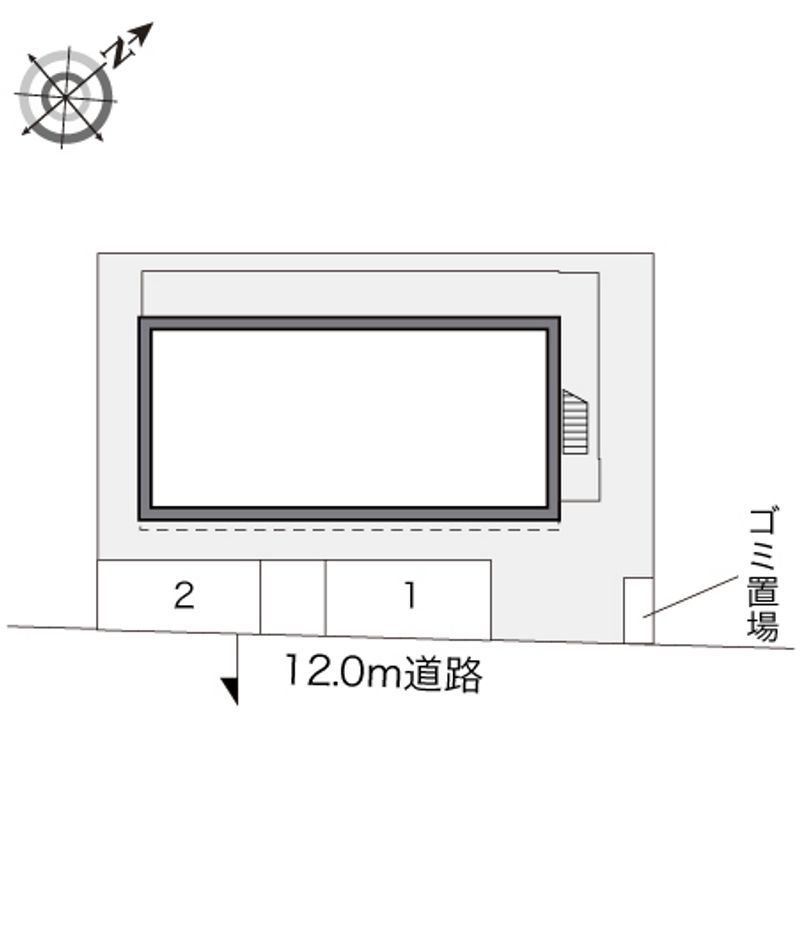 レオパレスＫＥ 配置図