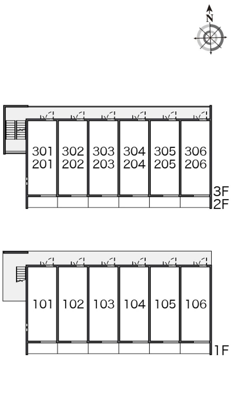 クレイノレン 間取り配置図