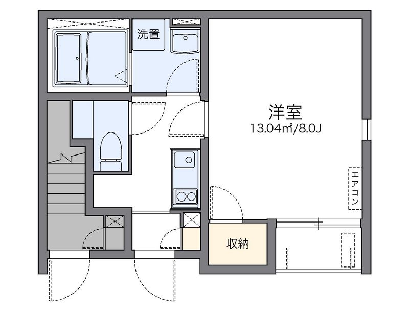 レオネクスト川原１ 間取図