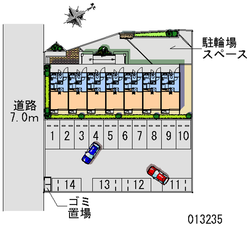 レオパレスマリンランド 月極駐車場