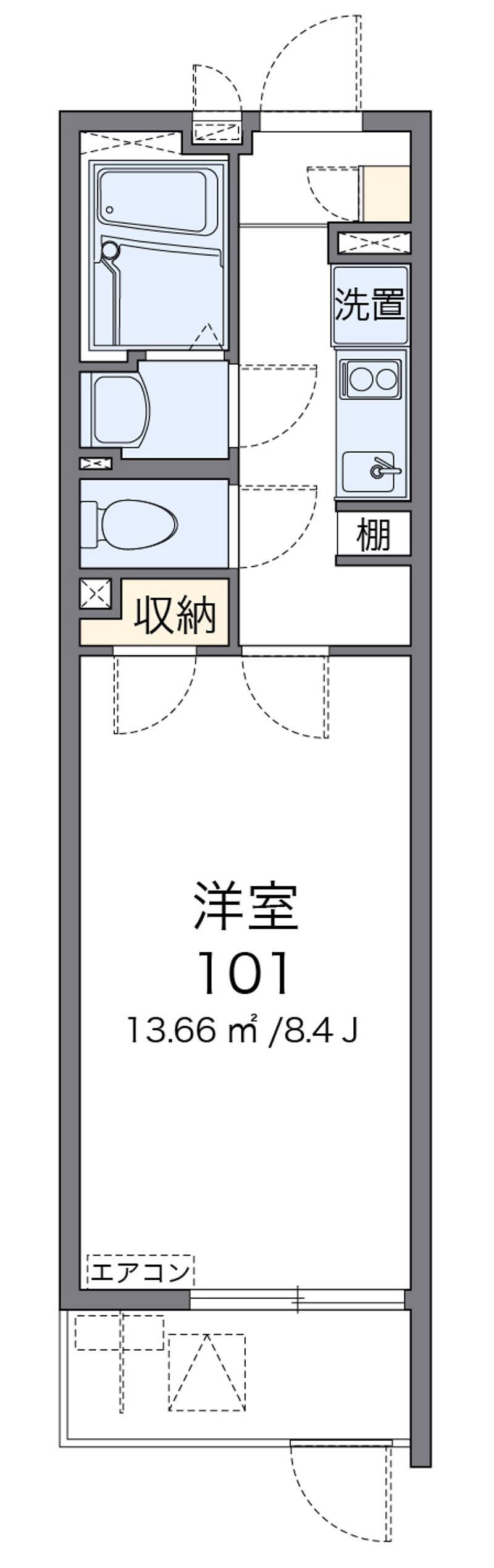 クレイノＴＡＩＳＥＩ 間取図
