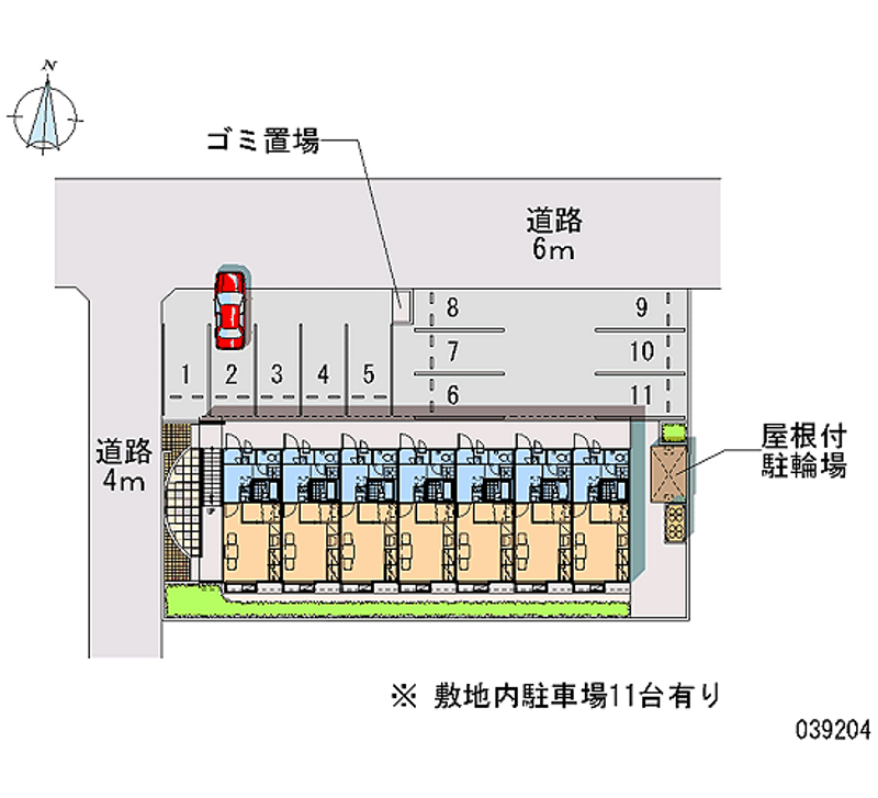 39204月租停车场