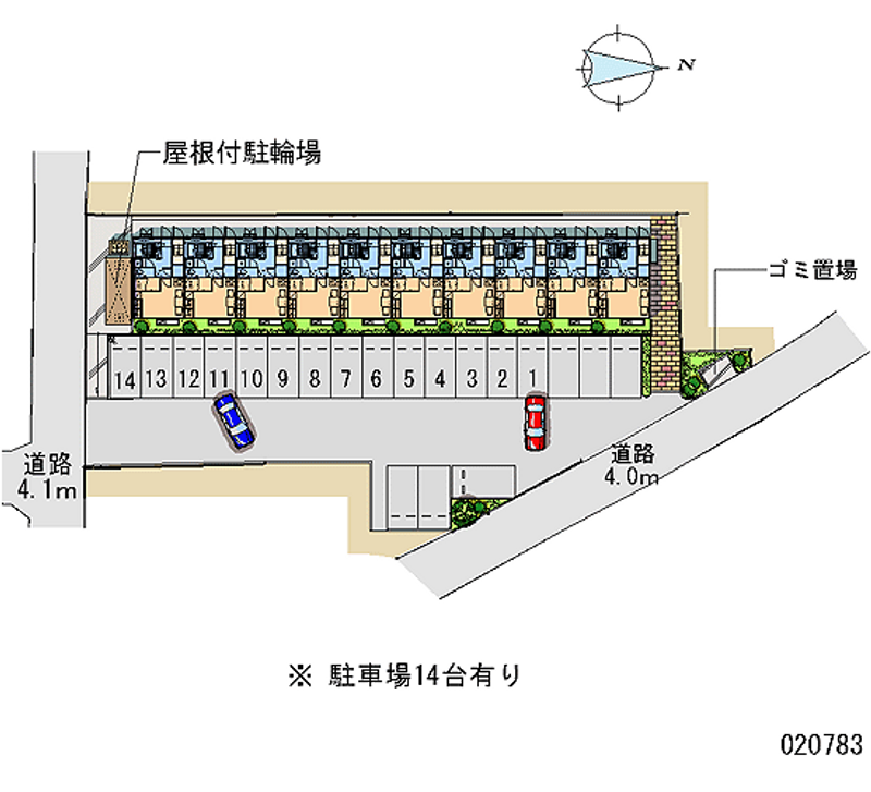 レオパレスマ・メゾン駅南 月極駐車場