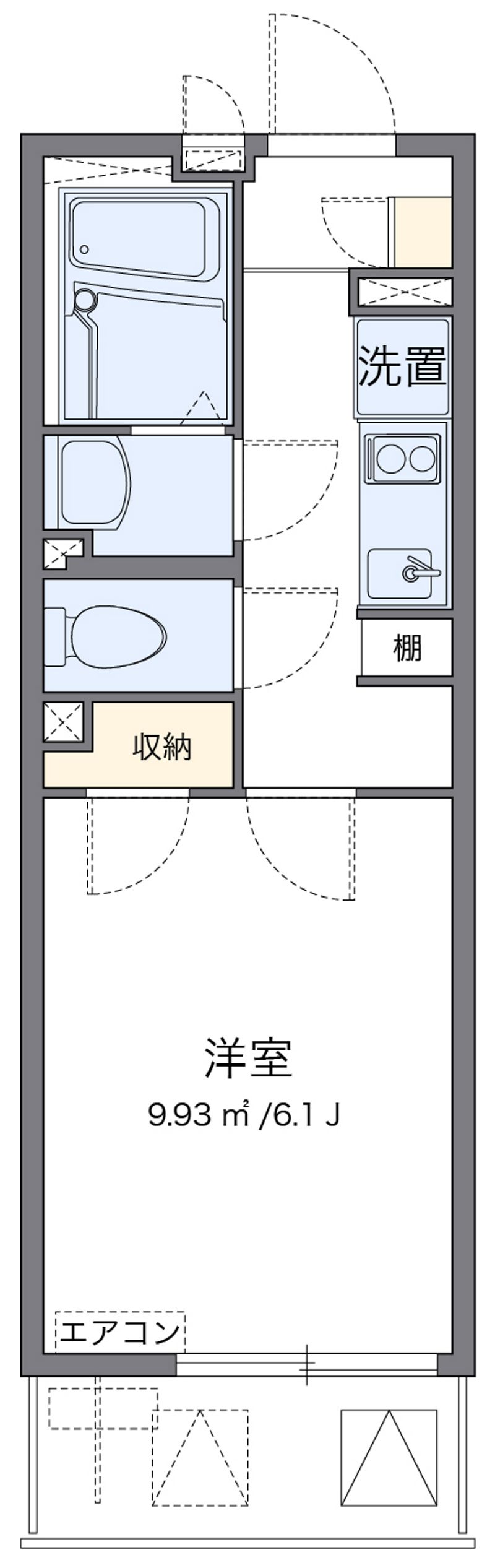 レオネクストＴ　ヴィルヌーブⅤ 間取り