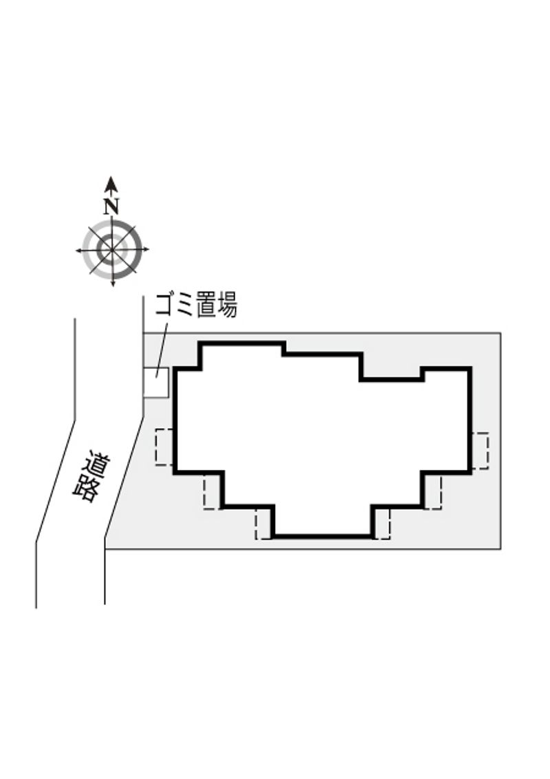 レオパレスＲＸ山科 配置図
