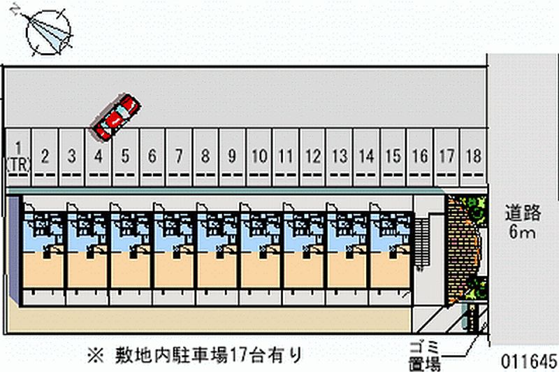 レオパレスエントピアＳＳ 月極駐車場