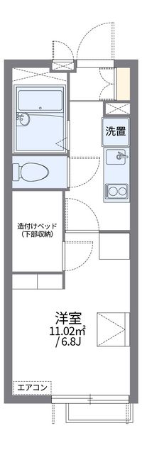 レオパレスフルマーク 間取り図