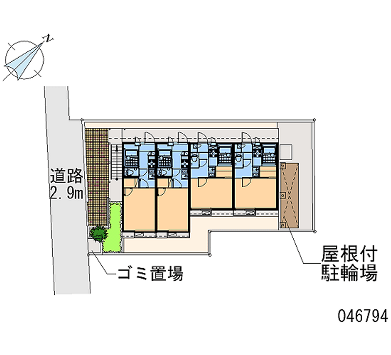 レオパレス西竹 区画図