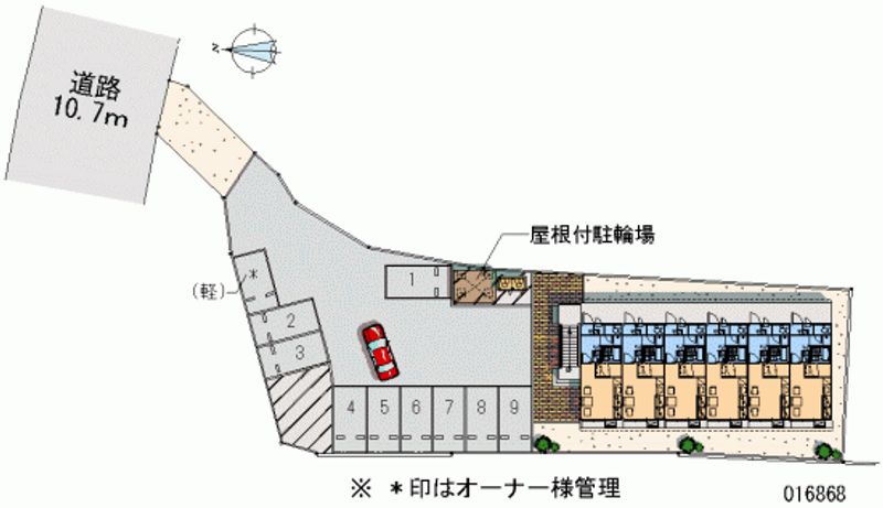 レオパレス石江 月極駐車場