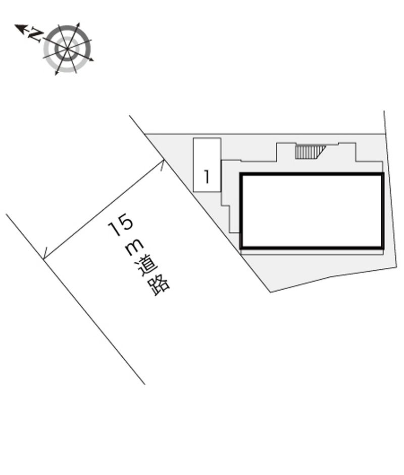 レオパレス平和台 配置図