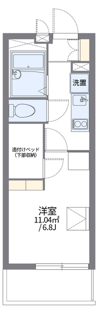 レオパレス庵 間取り図