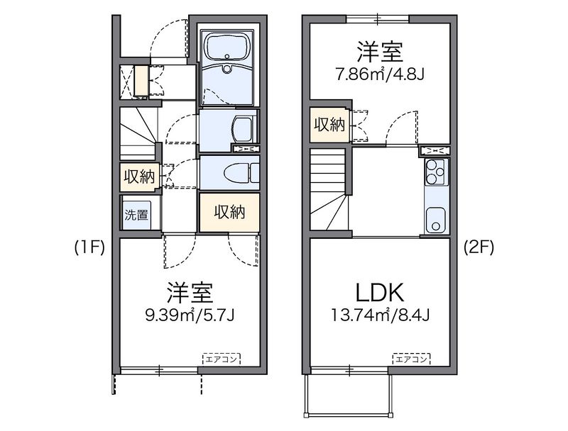 レオネクスト源藤Ⅴ 間取図