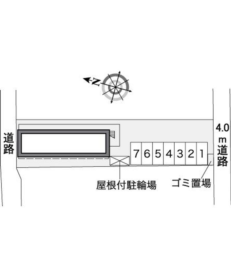 レオパレスＨｖａｌａ 駐車場