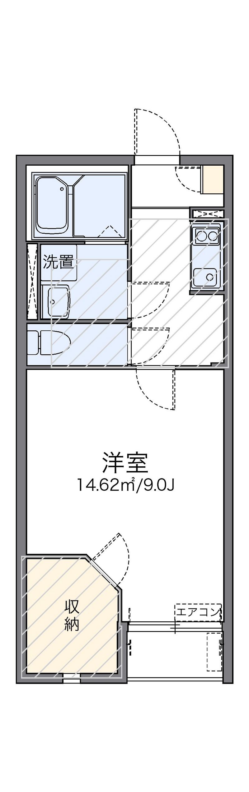 レオネクストエスペランサⅡ 間取図