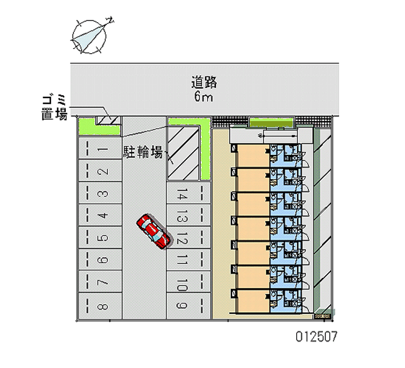 12507月租停车场