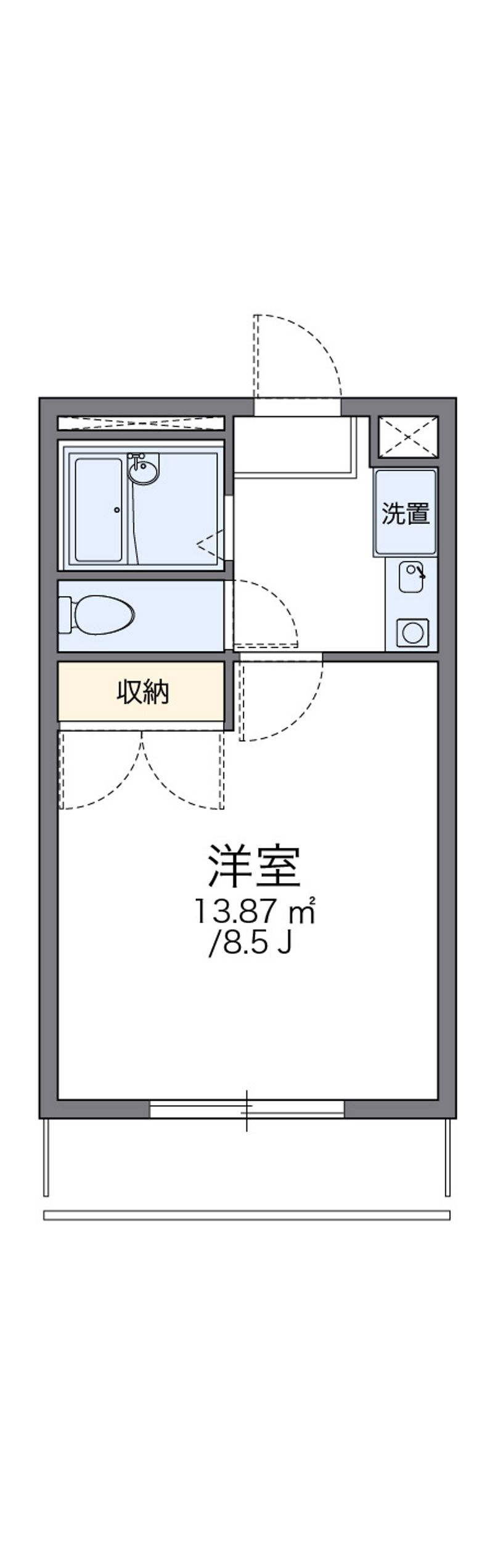 レオパレスマ・メゾン 間取図