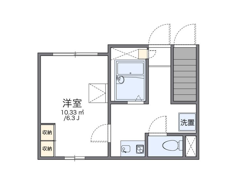 leopalace East Asakawa Floor plan