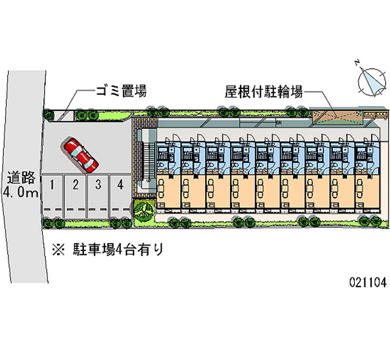 21104月租停車場