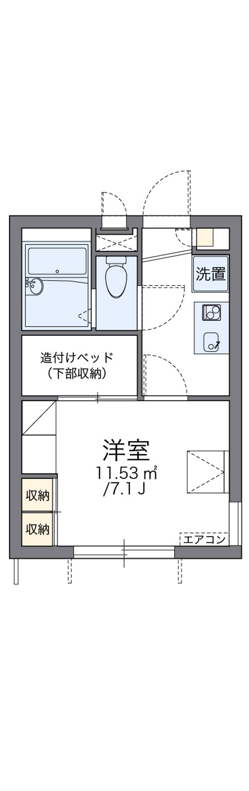 レオパレスピノ 間取図