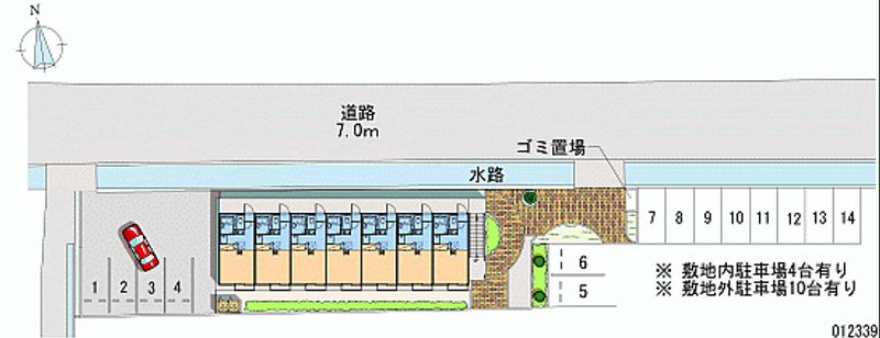 レオパレスＭＩＭＩＮＡＳＨＩ 月極駐車場