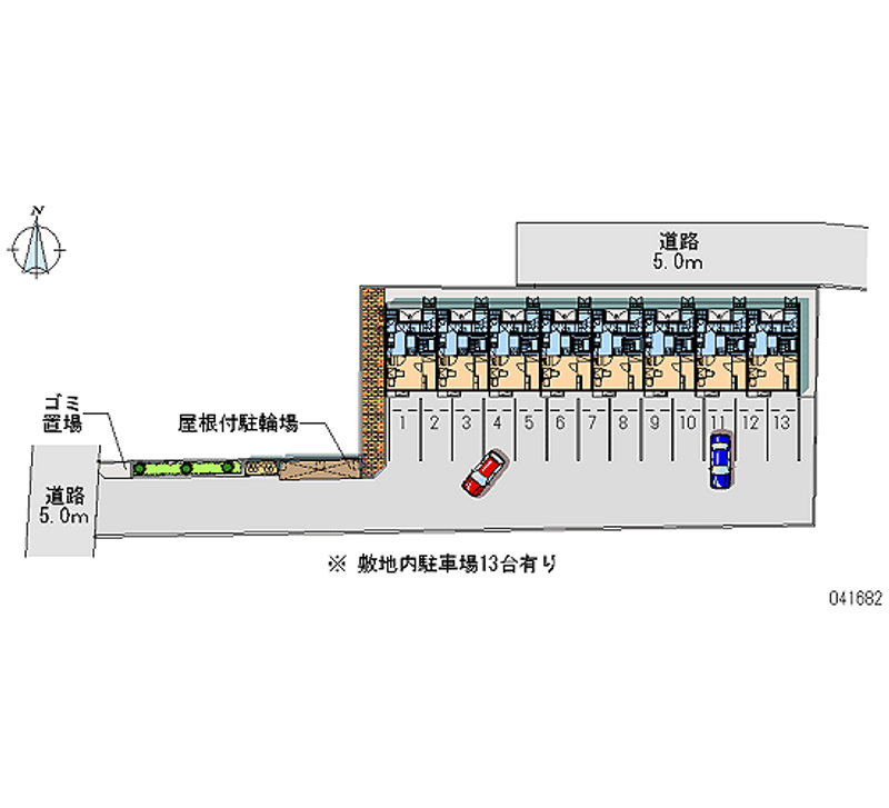 レオネクストエスペランサ八幡 月極駐車場