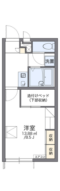 レオパレスアウルⅡ 間取り図