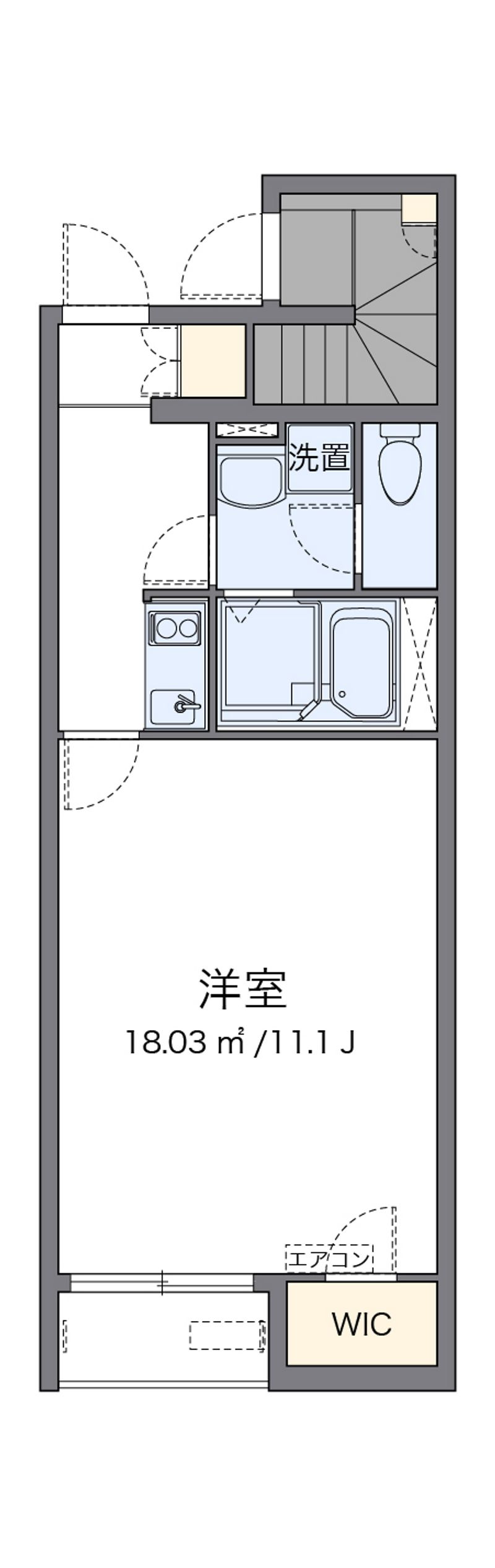 クレイノプルメリア２３ 間取図