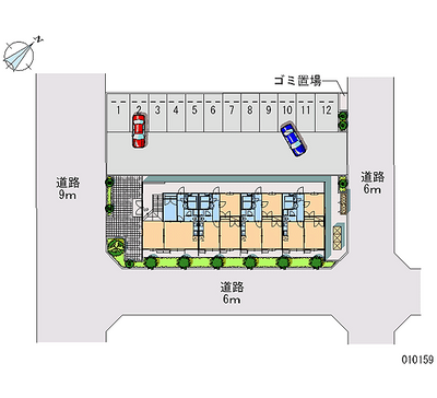 10159 Monthly parking lot