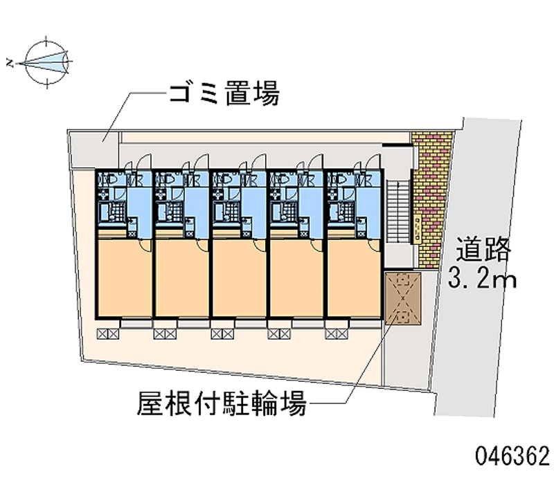 レオネクストビー　シェル 区画図