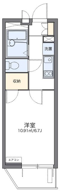 レオパレスアドバンストライフ 間取り図