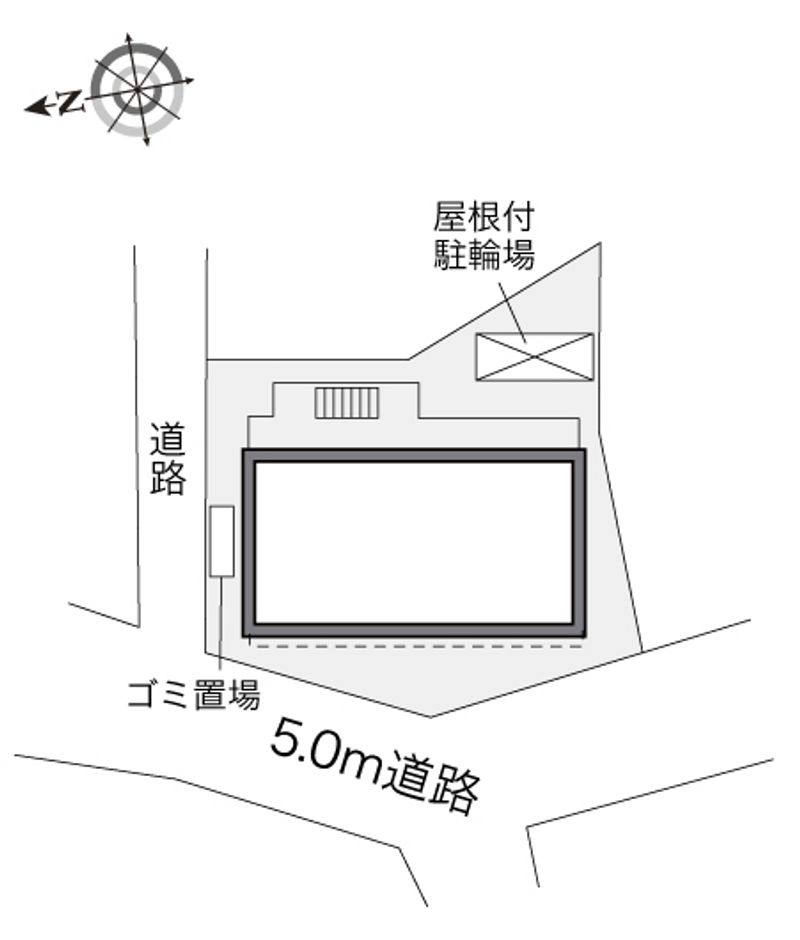 レオパレスフローラ 配置図