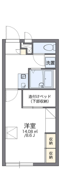 レオパレス華 間取り図