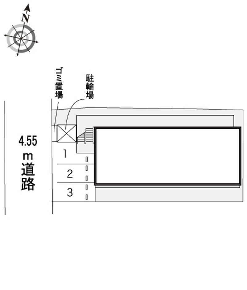 レオパレス永和 駐車場