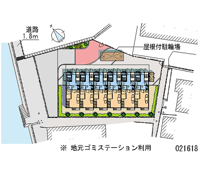 レオパレスサライ 区画図