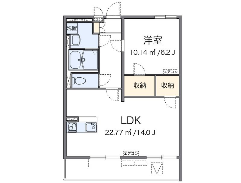 クレイノクレイン　ヒルズⅡ 間取り